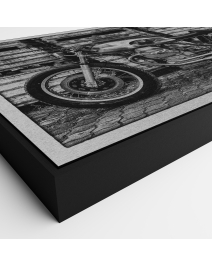 Premium Foto Druck auf gebürstetem Alu-Dibond silber / Butlerfinish - mit ArtBox Rahmen