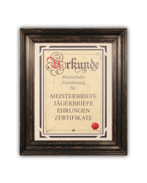 Emma - DIN A4 Urkunden Einrahmung