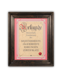 Jana - DIN A4 Urkunden Einrahmung