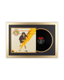 Schallplatten Rahmen - Gold-1 - LP-Cover und Vinyl Bilderrahmen mit Doppel-Passepartout für 1er- , 2er und 3er LPs