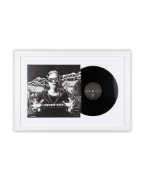 Schallplatten Rahmen - Weiß-1 - LP-Cover und Vinyl Bilderrahmen mit Doppel-Passepartout für 1er- , 2er und 3er LPs
