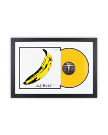 Schallplatten Rahmen - Schwarz-Weiß-2 - LP-Cover und Vinyl Bilderrahmen mit Doppel-Passepartout für 1er- , 2er und 3er LPs