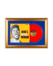 Schallplatten Rahmen - Velvet-1 - LP-Cover und Vinyl Bilderrahmen mit Doppel-Passepartout für 1er- , 2er und 3er LPs