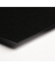 Passepartoutkarton BLACK10-B10-Auswahl in Schwarz, einfarbig glatt