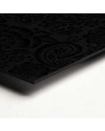 Passepartoutkarton DEKO Floret D-01-01-04, Schnittkante schwarz, 1,4 mm stark, 81x101 cm