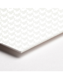 Passepartoutkarton DEKO Pepita D-03-02-05, Schnittkante weiß, 1,4 mm stark, 81x101 cm