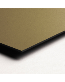 Passepartoutkarton GOLD10, Hellgold, Schnittkante SCHWARZ, 1,4mm stark, 81x101 cm