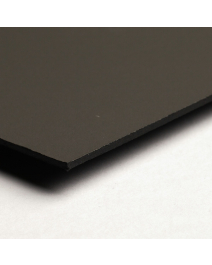 Passepartoutkarton LAOTSE 12, Schnittkante SCHWARZ, 1,4 mm stark, 81x101 cm