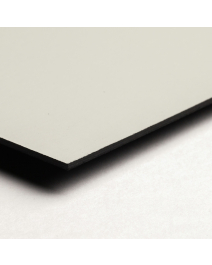 Passepartoutkarton LAOTSE 18, Schnittkante SCHWARZ, 1,4 mm stark, 81x101 cm
