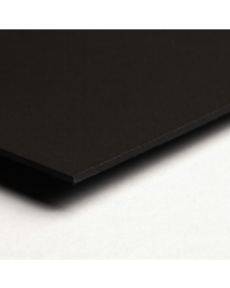 Passepartoutkarton MONTBLANC 11, Schnittkante SCHWARZ, 1,4 mm stark, 81x101 cm