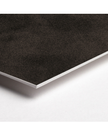 Samt-Passepartoutkarton NIGHT1, schwarz, Schnittkante WEISS, 1,50mm stark, Format 81x101cm