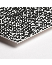 Passepartoutkarton STRUKTUR 2 S-02-01-02, Schnittkante weiß, 1,4mm stark, 81x101 cm 