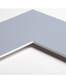Standard-Passepartout SKY13-W14-Z001-Auswahl in Violettblau, einfarbig glatt