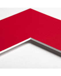 Standard-Passepartout WINE10-W14-Z001-Auswahl in Signalrot, einfarbig glatt