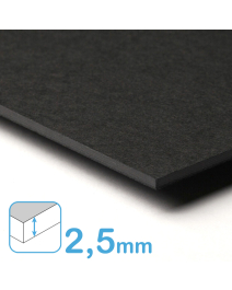 Conservation Board Black - durchgängig schwarz, alterungsbeständig 2,50mm stark, alle Standardgrößen