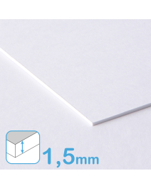 Conservation Board White - durchgängig weiß, alterungsbeständig 1,40mm stark, alle Standardgrößen