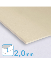 Finnische Maschinenholzpappe - Pulpboard 2,00mm stark, alle Standardgrößen