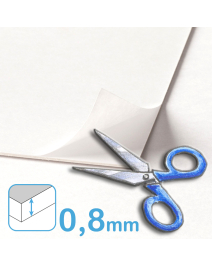 Selbstklebekarton Zuschnitt nach Wunsch Maß 0,8mm stark