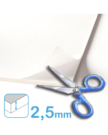 Selbstklebekarton Zuschnitt nach Wunsch Maß 2,5mm stark