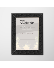 Urkundenrahmen Design "Gothic"