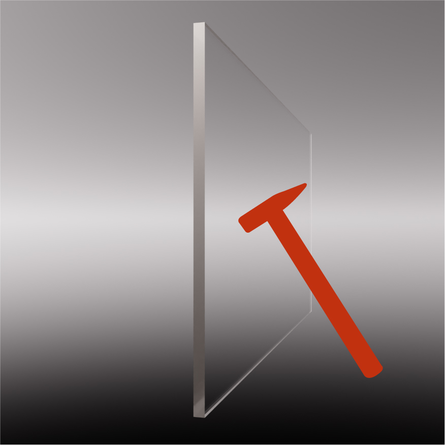 Acrylglas xt Schutzfolie